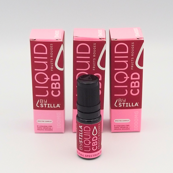 ELIQUIDE CBD FRUITS ROUGES STILLA