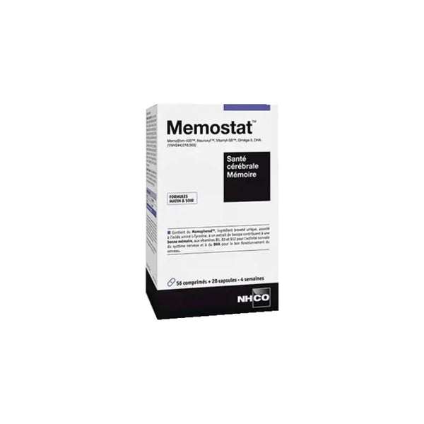 Boîte de Memostat NHCO pour mémoire et santé cérébrale