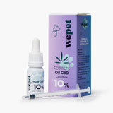 Huile CBD 10 % pour animaux Wepet avec seringue