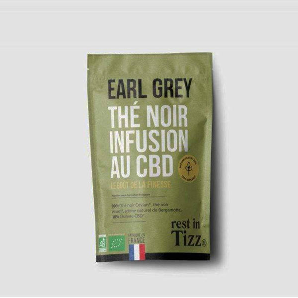 THÉ NOIR BIO INFUSION AU CBD EARL GREY | REST IN TIZZ®